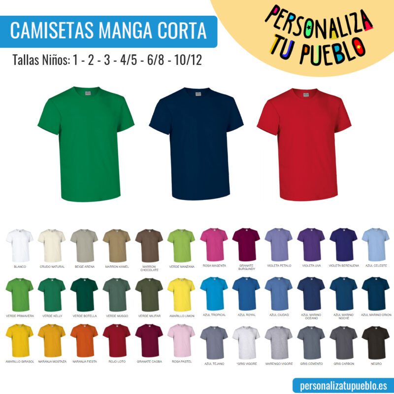 Camiseta de manga corta personalizada para fiestas