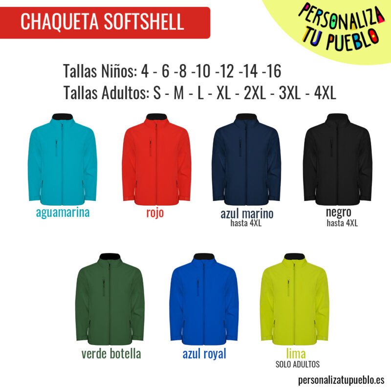 chaqueta softshell personalizada